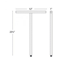 Load image into Gallery viewer, Balance Double LED Path Light - line drawing.
