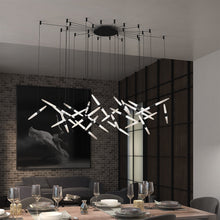 Load image into Gallery viewer, Ballet™ Spreader LED Multi Light Pendant Light in dining room.
