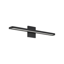 Load image into Gallery viewer, Banda LED Bath Wall Light in Matte Black (Medium).
