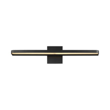 Load image into Gallery viewer, Banda LED Bath Wall Light in Matte Black (Medium).
