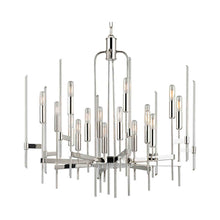 Load image into Gallery viewer, Bari Chandelier in 16-Light/Polished Nickel.
