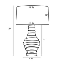 Load image into Gallery viewer, Bartoli Table Lamp - line drawing.
