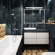 Load image into Gallery viewer, Basic Bath Vanity Light in bathroom.
