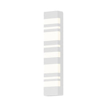 Load image into Gallery viewer, Bath Notes LED Bath Vanity Light in Satin White (Medium).
