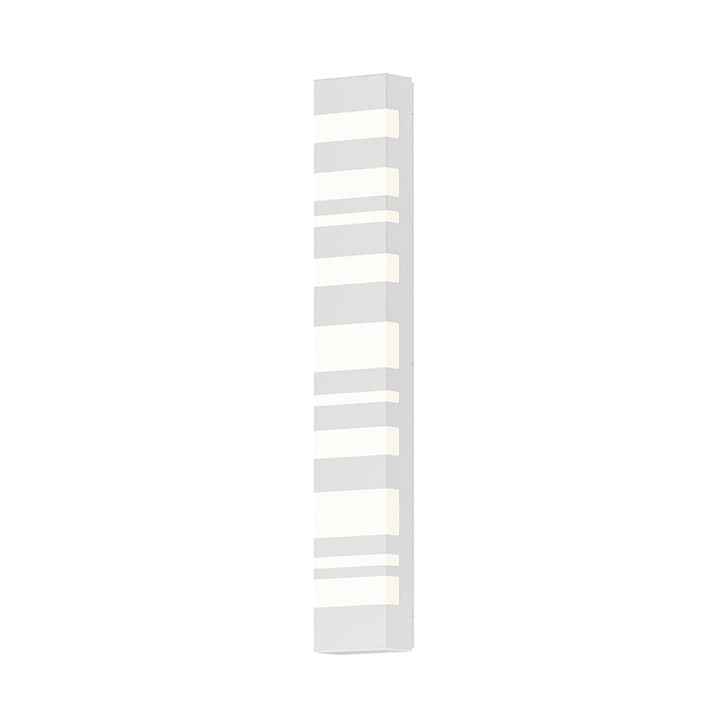 Bath Notes LED Bath Vanity Light in Satin White (Large).