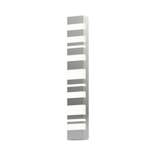 Load image into Gallery viewer, Bath Notes LED Bath Vanity Light in Satin Chrome (Large).
