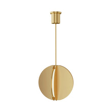 Load image into Gallery viewer, Bau LED Pendant Light in Small/Natural Brass.
