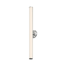Load image into Gallery viewer, Bauhaus Columns™ LED Bath Wall Light in Large/Satin Chrome.
