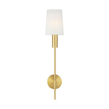 Load image into Gallery viewer, Beckham Modern Bath Wall Light in Brass.
