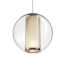 Load image into Gallery viewer, Bel Occhio Pendant Light in Clear/White.
