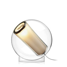 Load image into Gallery viewer, Bel Occhio Table Lamp in Clear/White.
