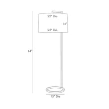 Load image into Gallery viewer, Belden Floor Lamp - line drawing.

