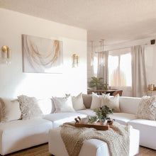 Load image into Gallery viewer, Belinda Pendant Light in living room.
