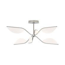 Load image into Gallery viewer, Belterra LED Semi Flush Ceiling Light in Polished Nickel.

