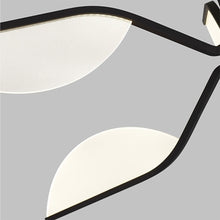 Load image into Gallery viewer, Belterra LED Semi Flush Ceiling Light in Detail.
