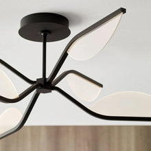 Load image into Gallery viewer, Belterra LED Semi Flush Ceiling Light in bedroom.
