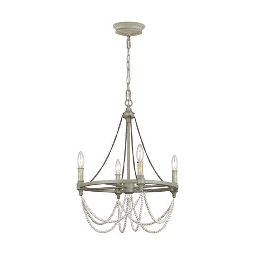 Beverly Chandelier in Grey.