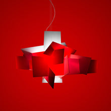 Load image into Gallery viewer, Big Bang Chandelier in Red/Small/Standard/None.
