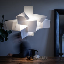 Load image into Gallery viewer, Big Bang Chandelier in dining room.
