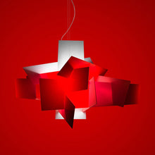 Load image into Gallery viewer, Big Bang XL LED Chandelier in Red/Standard.
