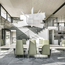 Load image into Gallery viewer, Big Bang XL LED Chandelier in dining room.
