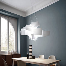 Load image into Gallery viewer, Big Bang XL LED Chandelier in dining room.

