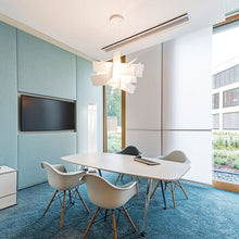 Load image into Gallery viewer, Big Bang XL LED Chandelier in dining room.

