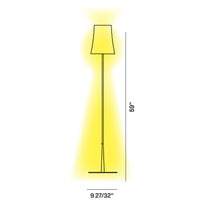 Load image into Gallery viewer, Birdie Easy LED Floor Lamp - line drawing.
