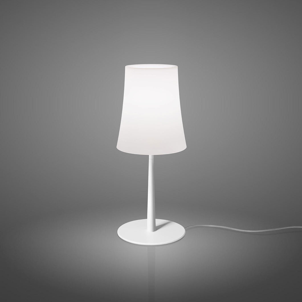 Birdie Easy LED Table Lamp in Small/White.