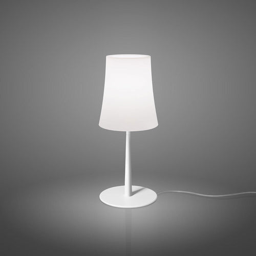 Birdie Easy LED Table Lamp in White.