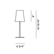 Load image into Gallery viewer, Birdie Easy LED Table Lamp - line drawing.
