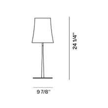 Load image into Gallery viewer, Birdie Easy LED Table Lamp - line drawing.
