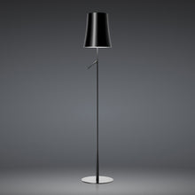 Load image into Gallery viewer, Birdie Lettura LED Floor Lamp in Graphite.
