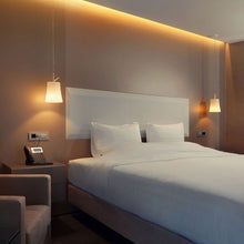 Load image into Gallery viewer, Birdie Pendant Light in bedroom.
