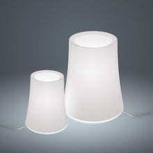 Load image into Gallery viewer, Birdie Zero LED Table Lamp in small and large.
