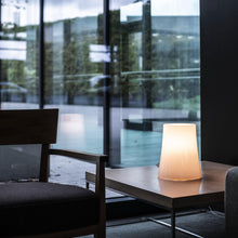 Load image into Gallery viewer, Birdie Zero LED Table Lamp in living room.

