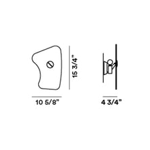 Load image into Gallery viewer, Bit 5 Wall Light - line drawing.
