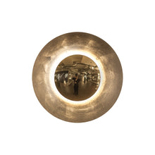Load image into Gallery viewer, Blaze LED Wall Light in Medium/Gold Leaf.
