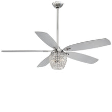 Load image into Gallery viewer, Bling LED Ceiling Fan in Detail.
