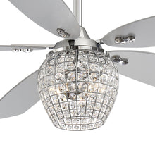 Load image into Gallery viewer, Bling LED Ceiling Fan in Detail.

