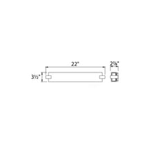 Load image into Gallery viewer, Bliss LED Bath Vanity Light - line drawing.
