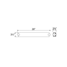 Load image into Gallery viewer, Bliss LED Bath Vanity Light - line drawing.
