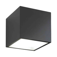 Load image into Gallery viewer, Bloc Outdoor LED Up and Down Wall Light in Black.
