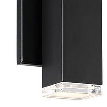 Load image into Gallery viewer, Block Outdoor LED Wall Light in Detail.
