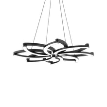 Load image into Gallery viewer, Bloom LED Chandelier in Black.
