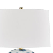 Load image into Gallery viewer, Blue Point Table Lamp in Detail.

