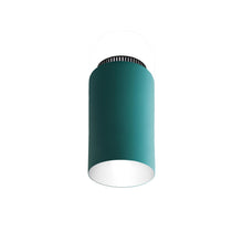 Load image into Gallery viewer, Aspen C17B Semi Flush Mount Ceiling Light in Clear Turquoise.
