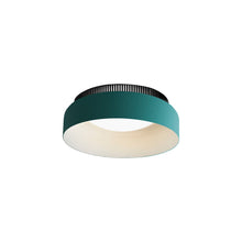 Load image into Gallery viewer, Aspen C40 Semi Flush Mount Ceiling Light in Clear Turquoise (Short).
