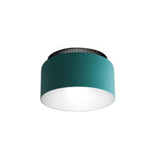 Load image into Gallery viewer, Aspen C40 Semi Flush Mount Ceiling Light in Clear Turquoise (Tall).
