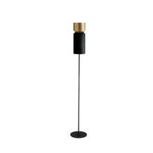 Load image into Gallery viewer, Aspen F17 Floor Lamp in Brass/Black.
